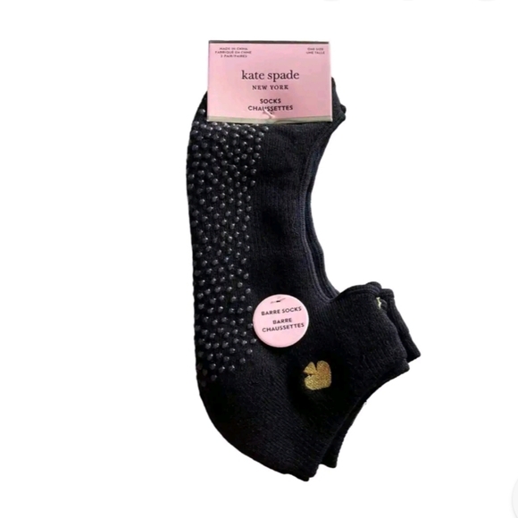 Kate Spade New York Barre Yoga socks - Picture 3 of 5